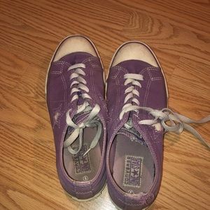 vintage purple converse